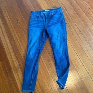 Madewell mid rise skinny jeans